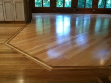 wood floor border